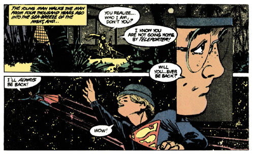 From Superman #400, Elliot S! Maggin and Klaus Janson