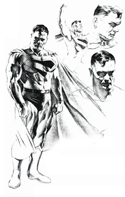 Alex Ross Superman Sketches