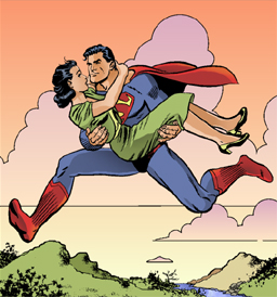 Superman in K-Metal from Kyrpton by Jon Bogdanove